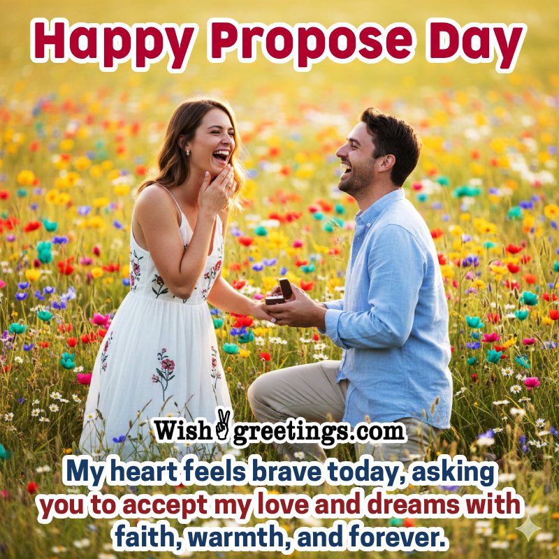 Happy Propose Day Lovely Status Image