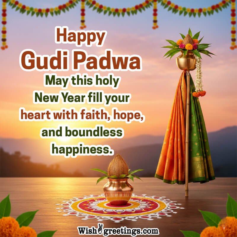 Happy Gudi Padwa Lovely Status Picture