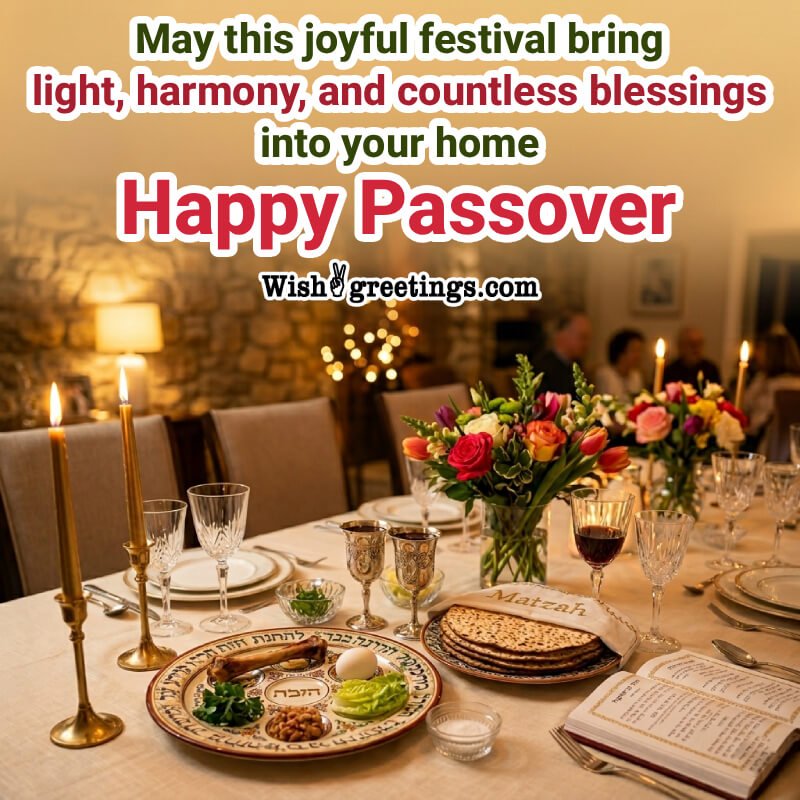 Happy Passover Day Joyful Blessings Image