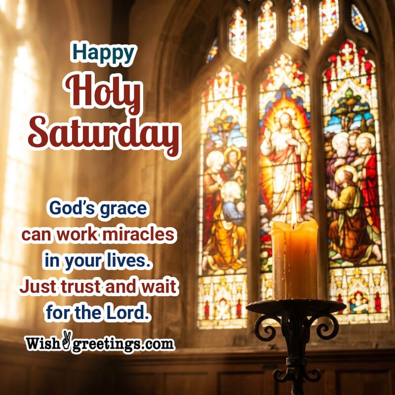 Happy Holy Saturday Status Picture