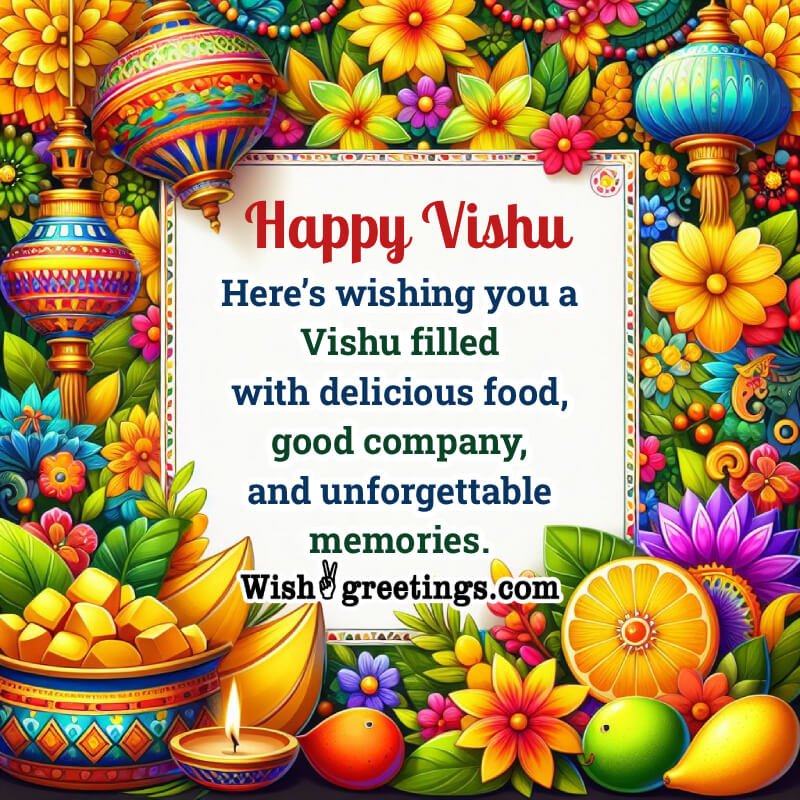 Happy Vishu Lovely Wishing Image