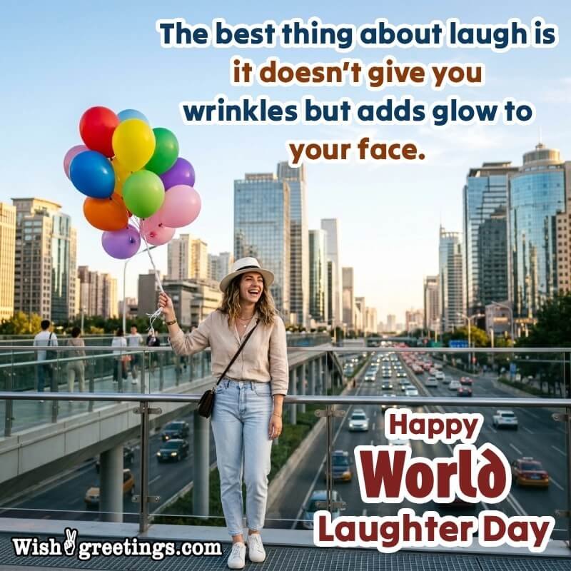 Happy World Laughter Day Best Wish Picture