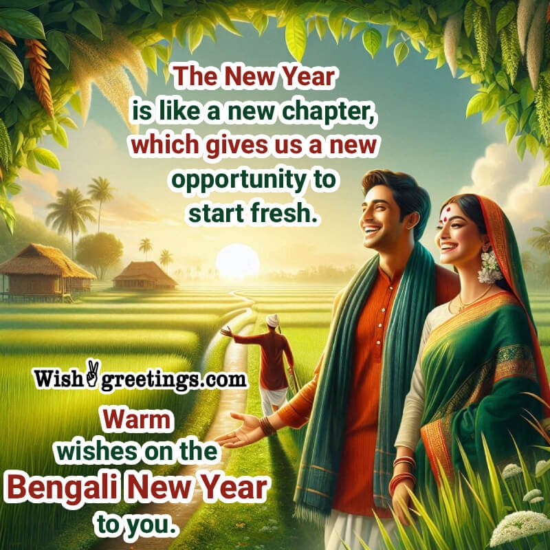 Warm Wishes On The Bengali New Year To You Nice Photo