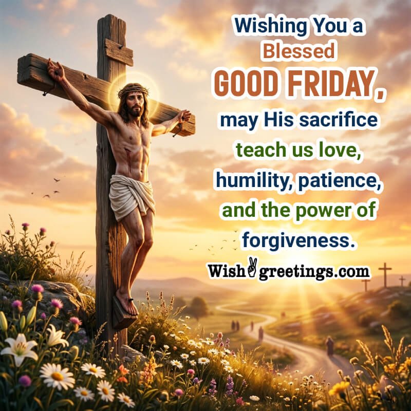 Wishing You A Blessed Good Friday Nice Image