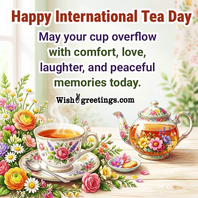 Happy International Tea Day Lovely Wishing Pic