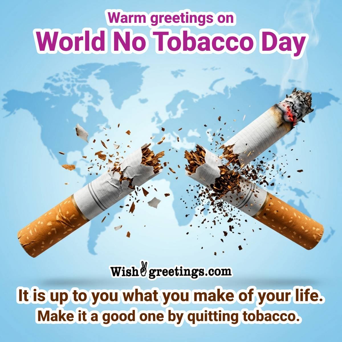 Warm Greetings On World No Tobacco Day Best Pic