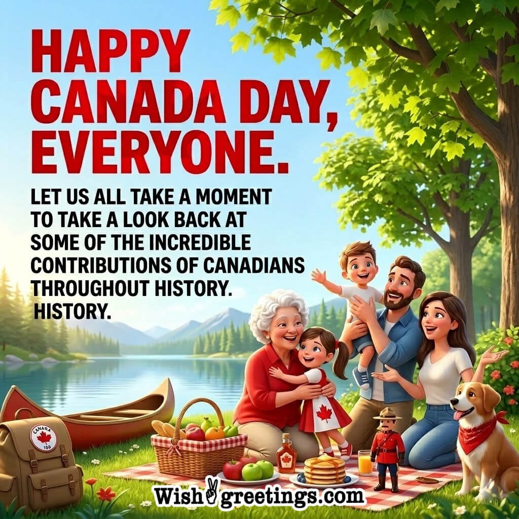 Happy Canada Day Everyone Best Message Image