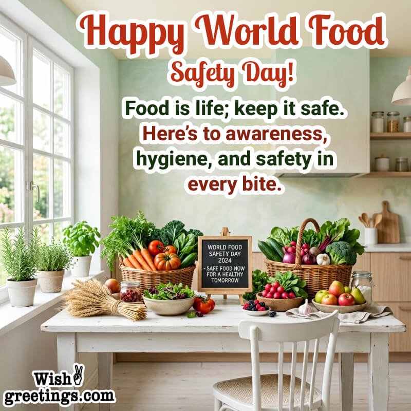 World Food Safety Day Wishes, Messages, Quotes