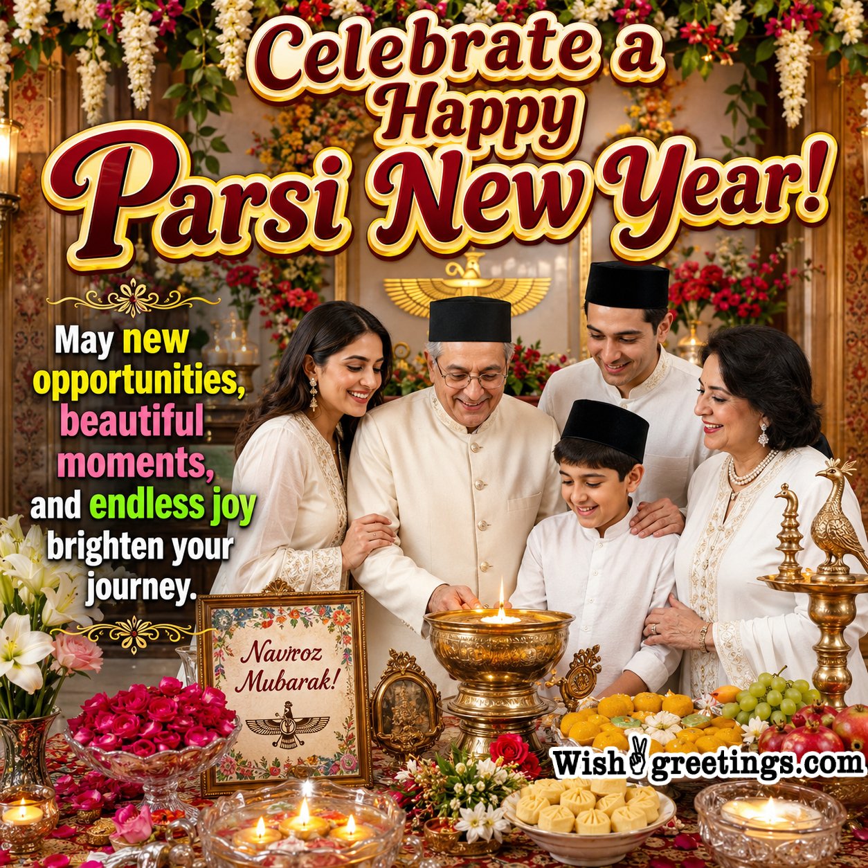 Happy Parsi New Year Beautiful Moments Image