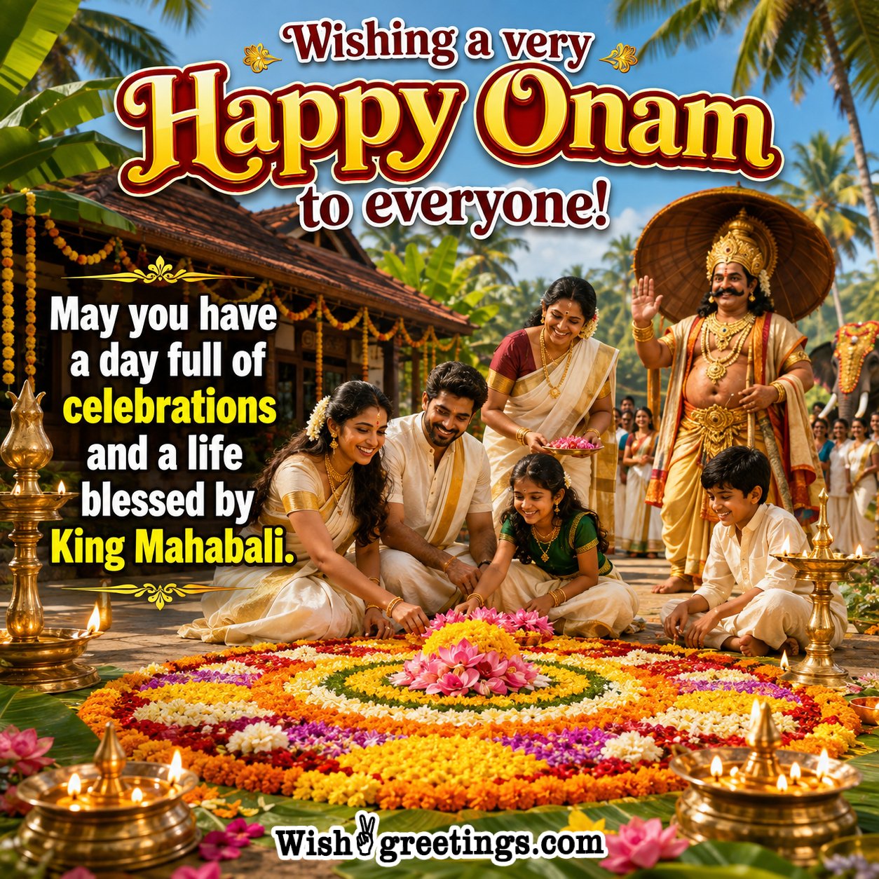 Wishing You A Very Happy Onam To Everyone