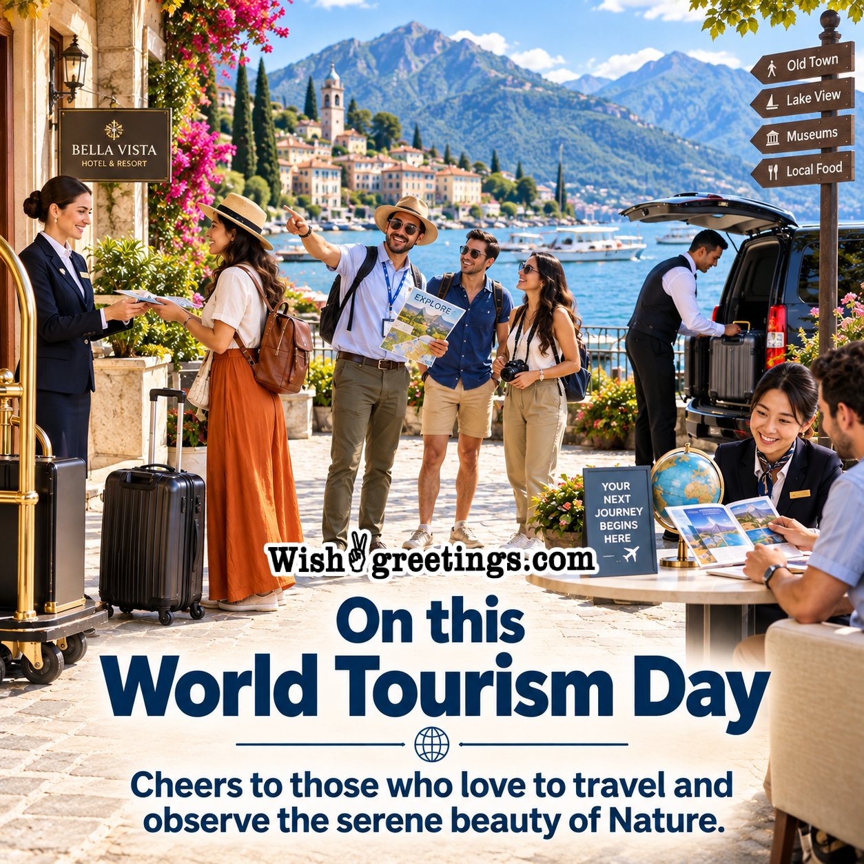 Cheers To World Tourism Day Best Wish Pic