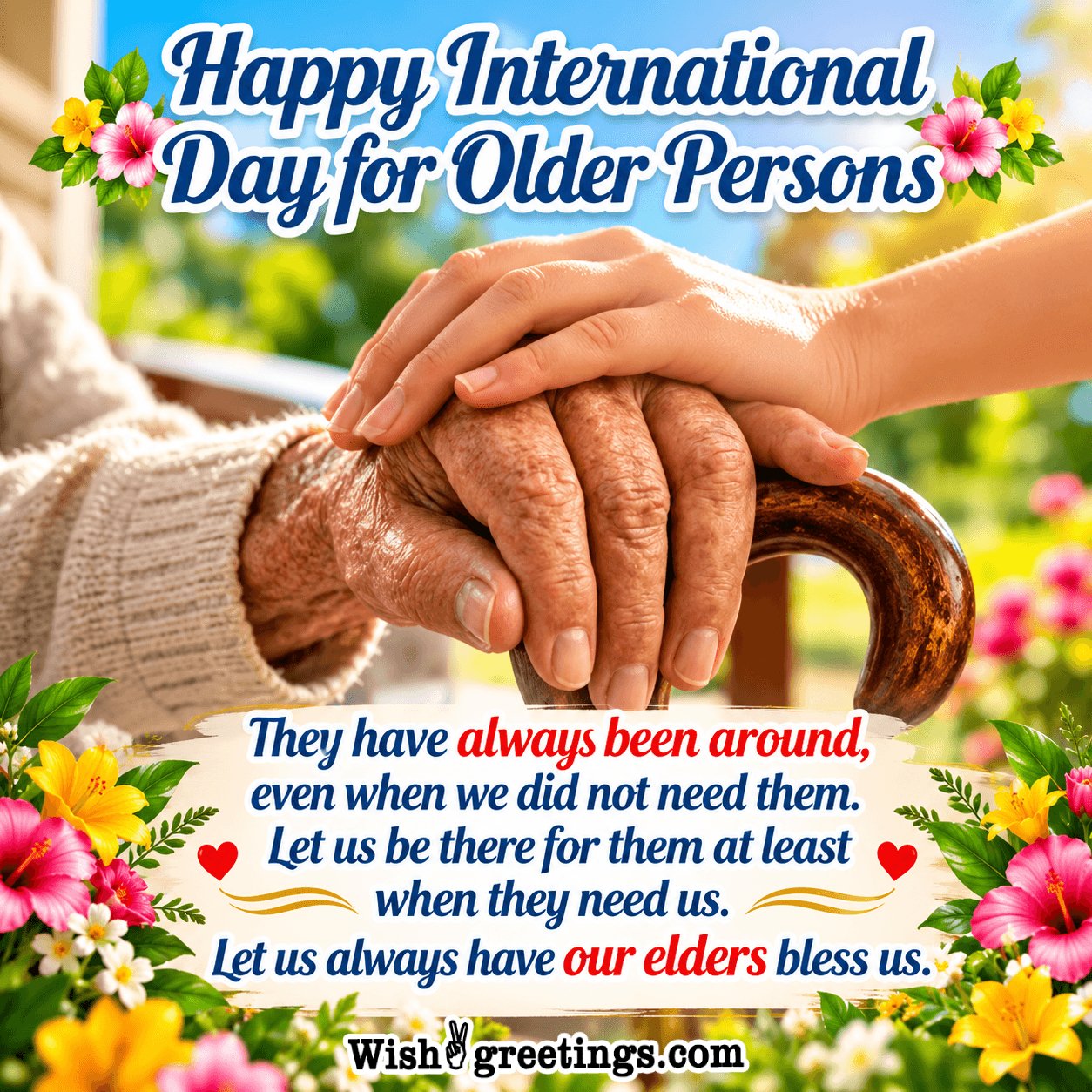 Happy International Day Of Older Persons Wish Pic