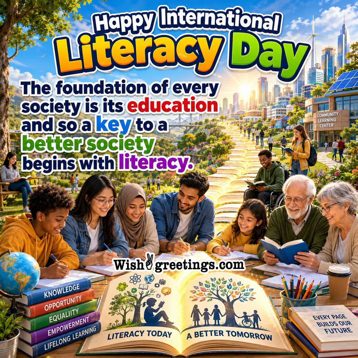 Happy International Literacy Day Best Wish Picture