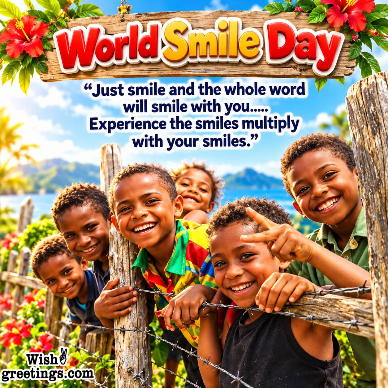 World Smile Day Best Wish Pic