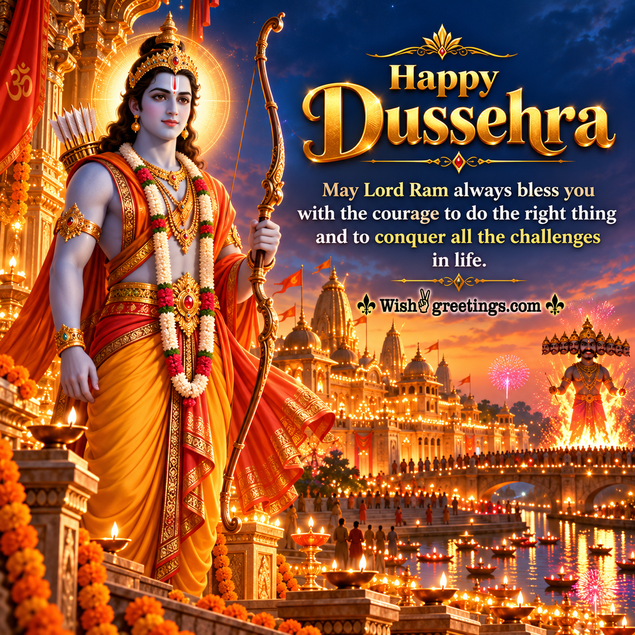 Happy Dussehra Lovely Status For Fb Image