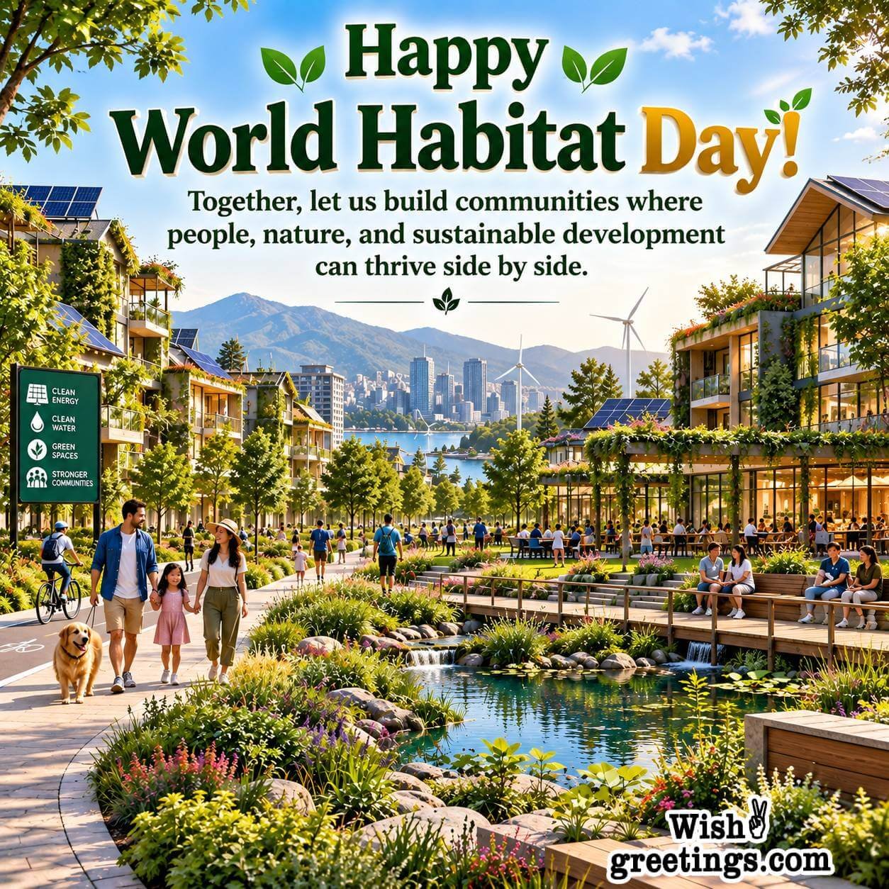 Happy World Habitat Day With Nature Picture
