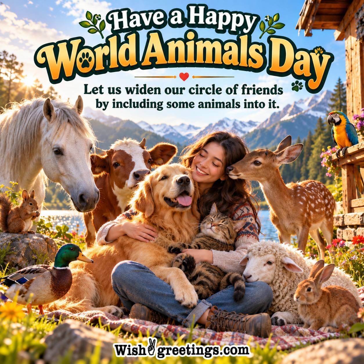 Have A Happy World Animals Day Nice Picture